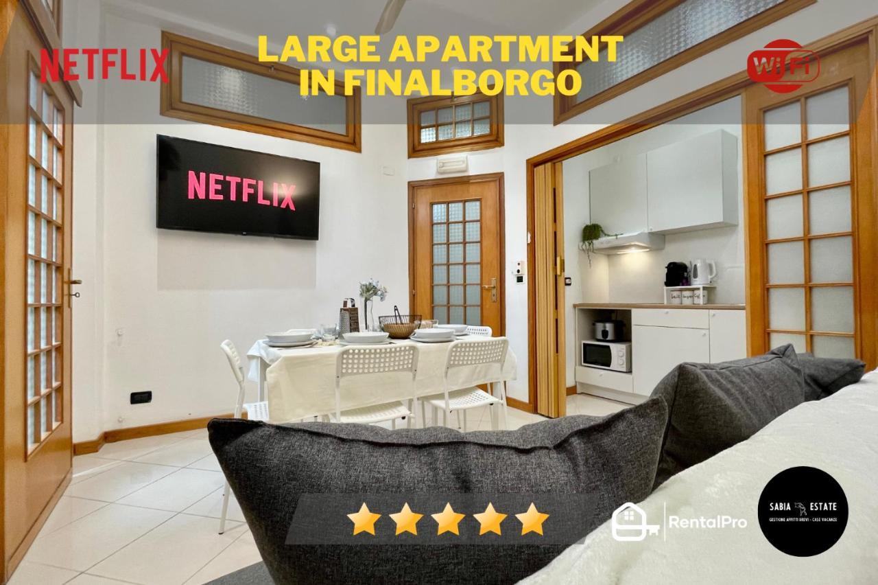 Finalborgo Outdoor&Sea, Three-Room Flat W/Wifi Finale Ligure Exterior foto